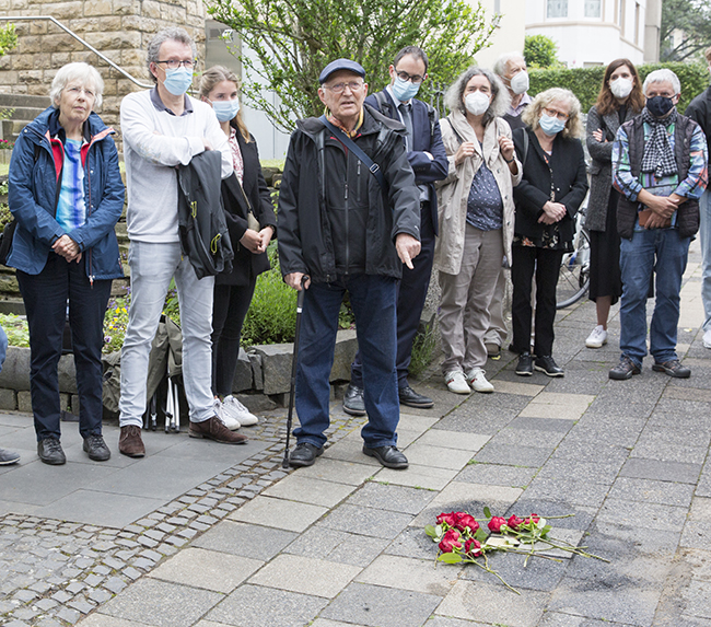 Ulrich Simons - Stolperstein Hans Rosenberg